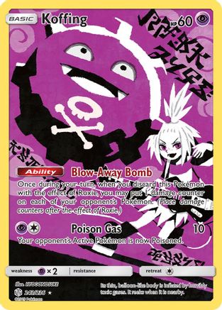 Koffing (Secret) 243/236  - Holofoil SM  Cosmic Eclipse