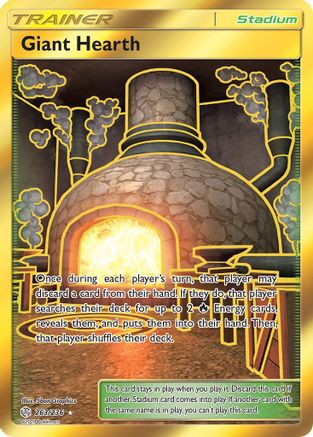 Giant Hearth (Secret) 263  - Holofoil SM  Cosmic Eclipse