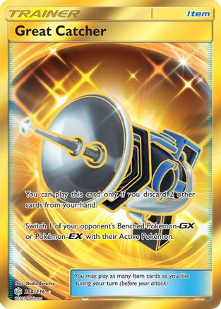 Great Catcher (Secret) 264  - Holofoil SM  Cosmic Eclipse