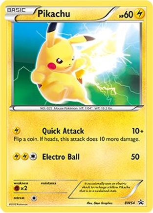 Pikachu BW54  Black and White Promos