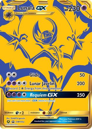 Lunala GX SM103a  - Holofoil SM Promos
