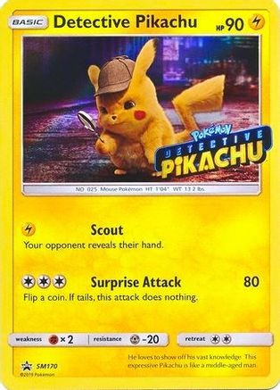 Detective Pikachu (Stamped) SM170  - Holofoil SM Promos
