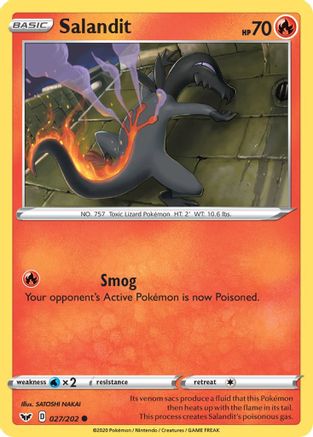 Salandit 027/202 Sword & Shield Base Set