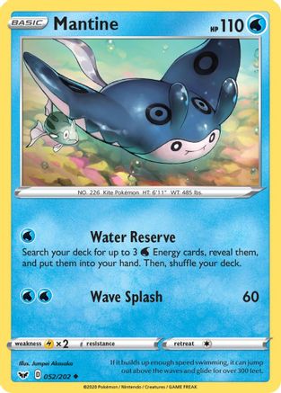 Mantine 052/202 Sword & Shield Base Set