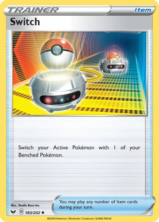 Switch 183/202 Sword & Shield Base Set