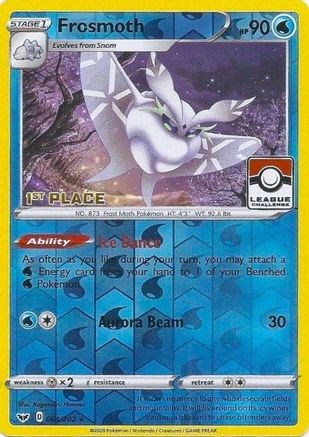Frosmoth (League Challenge) [1st Place] 064/202  - Reverse Holofoil League & Championship Cards