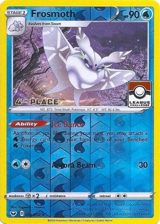 Frosmoth (League Challenge) [4th Place] 064/202  - Reverse Holofoil League & Championship Cards