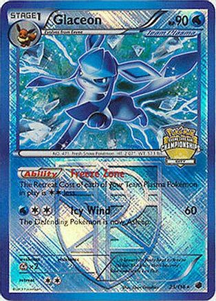 Glaceon (City Championships) 023/116  - Reverse Holofoil League & Championship Cards