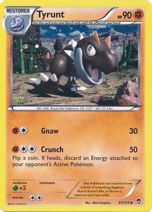Tyrunt (Cosmos Holo) 061/111  - Holofoil Miscellaneous Cards & Products