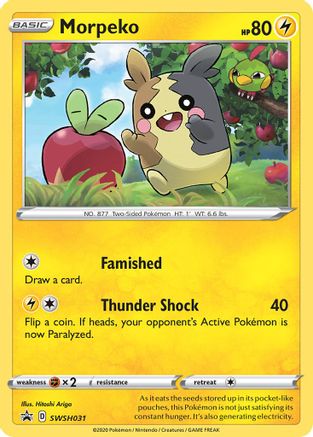 Morpeko SWSH031  - Holofoil SWSH Sword & Shield Promo Cards