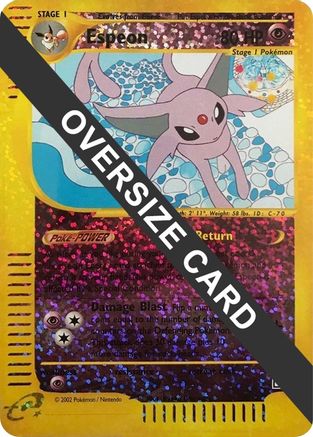 Espeon (Box Topper) 006/12  - Reverse Holofoil Jumbo Cards