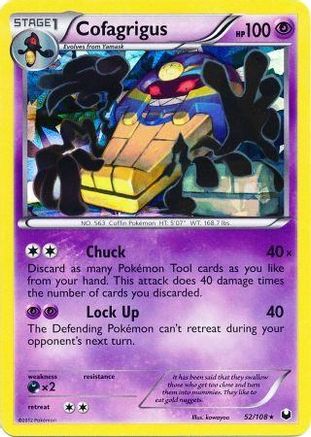 Cofagrigus (Cracked Ice Holo) 052/108  - Holofoil Deck Exclusives