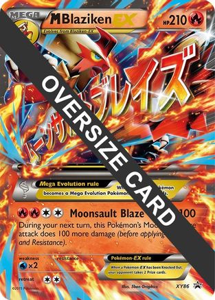 M Blaziken EX XY86  - Holofoil Jumbo Cards