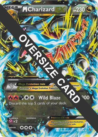 M Charizard EX (Form X) 069/106  - Holofoil Jumbo Cards