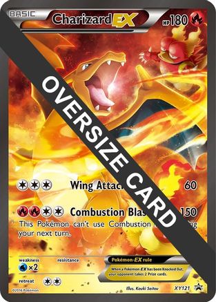Charizard EX (XY Black Star Promos) XY121  - Holofoil Jumbo Cards