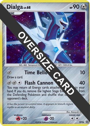 Dialga (DP Black Star Promo) DP26  - Holofoil Jumbo Cards