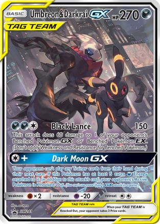 Umbreon & Darkrai GX SM241  - Holofoil SM Promos