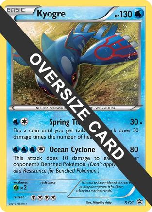 Kyogre - XY51  - Holofoil Jumbo Cards
