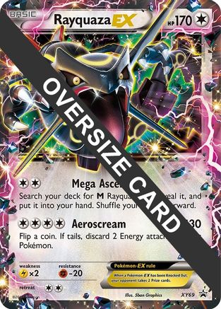 Rayquaza EX XY69  - Holofoil Jumbo Cards
