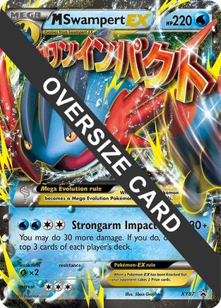 M Swampert EX XY87  - Holofoil Jumbo Cards
