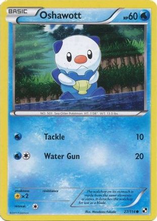Oshawott (Cosmos Holo) 027/114  - Holofoil Alternate Art Promos