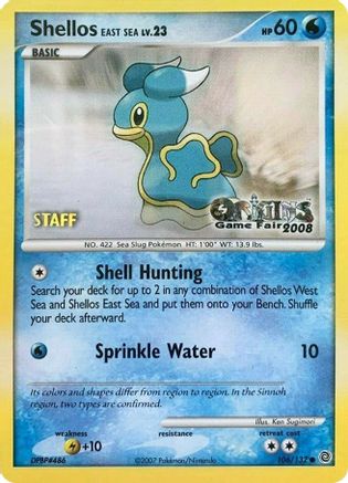 Shellos East Sea (Origins Game Fair 2008) [Staff] 106/132  Nintendo Promos