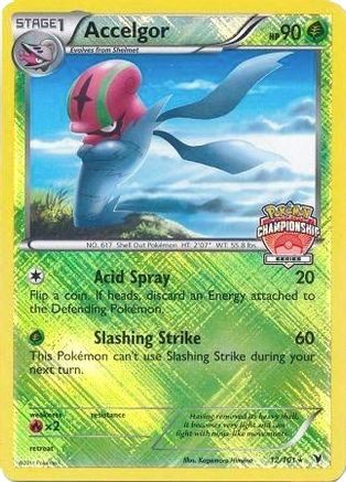 Accelgor (Championship Series) 012/101  - Reverse Holofoil League & Championship Cards