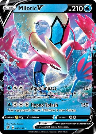 Milotic V 043/192 - Holofoil Rebel Clash