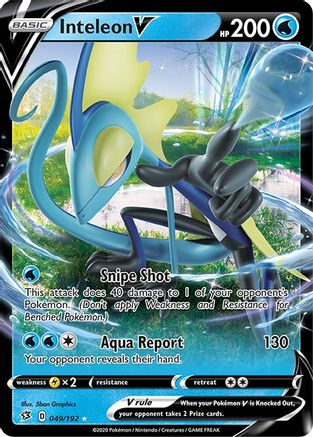 Inteleon V 049/192 - Holofoil Rebel Clash