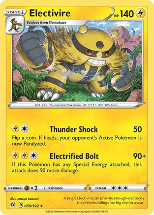 Electivire 059/192 Rebel Clash