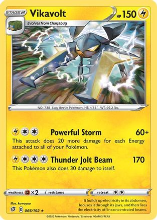 Vikavolt 066/192 - Reverse Holofoil Rebel Clash