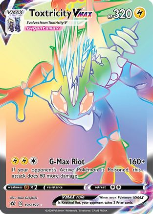Toxtricity VMAX (Secret) 196/192 - Holofoil Rebel Clash