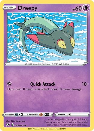 Dreepy 089/192 - Reverse Holofoil Rebel Clash