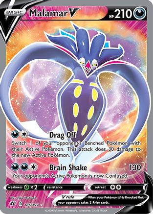 Malamar V (Full Art) 186 - Holofoil Rebel Clash