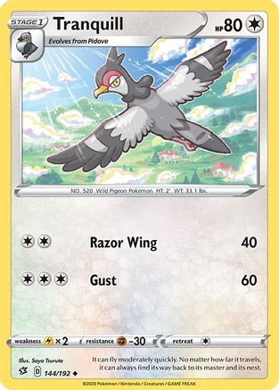 Tranquill 144/192 - Reverse Holofoil Rebel Clash