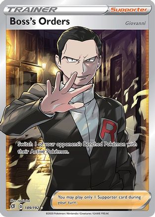 Boss's Orders (Full Art) 189/192 - Holofoil Rebel Clash