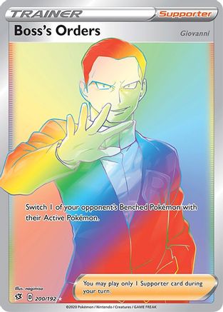 Boss's Orders (Secret) 200/192 - Holofoil Rebel Clash