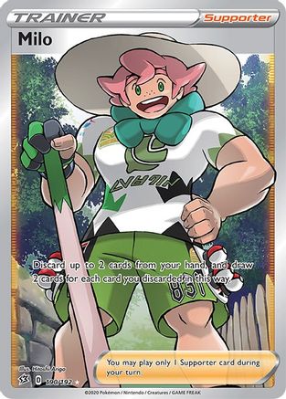 Milo (Full Art) 190/192 - Holofoil Rebel Clash
