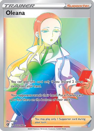 Oleana (Secret) 202/192 - Holofoil Rebel Clash