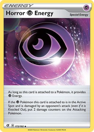 Horror P Energy 172/192 - Reverse Holofoil Rebel Clash