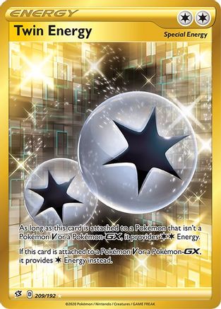 Twin Energy (Secret) 209/192 - Holofoil Rebel Clash