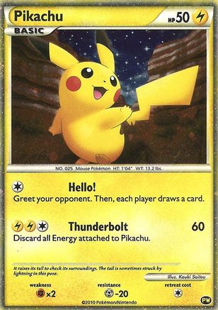 Pikachu (English) 0PW  - Holofoil Pikachu World Collection Promos