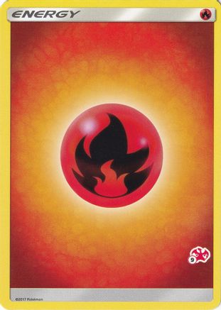 Fire Energy (#9 Charizard Stamped) (#9 Charizard Stamped)  Battle Academy