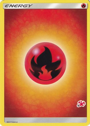 Fire Energy (#12 Charizard Stamped)  Battle Academy