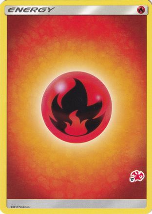 Fire Energy (#17 Charizard Stamped)  Battle Academy