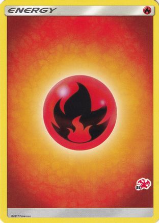 Fire Energy (#32 Charizard Stamped)  Battle Academy