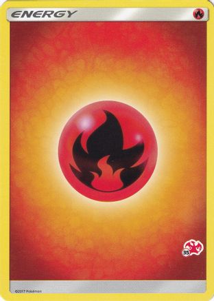 Fire Energy (#35 Charizard Stamped)  Battle Academy