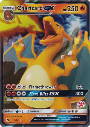 Charizard GX (#60 Charizard Stamped) 009/68  - Holofoil Battle Academy