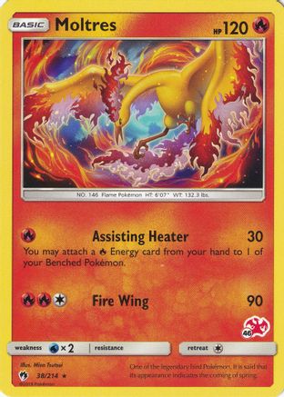 Moltres (#46 Charizard Stamped) 038/214  Battle Academy