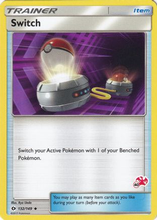 Switch (#40 Charizard Stamped) 132/149  Battle Academy